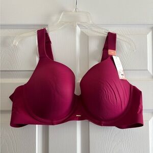 Cacique by Lane Bryant Modern Luxe lightly lined balconette bra 46C nwt